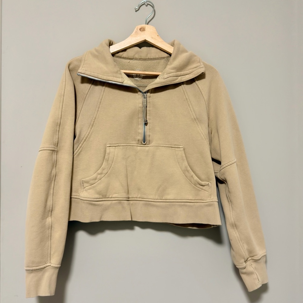 LULULEMON Scuba Oversized Half Zip Hoodie - Trench - Picture 3 of 7